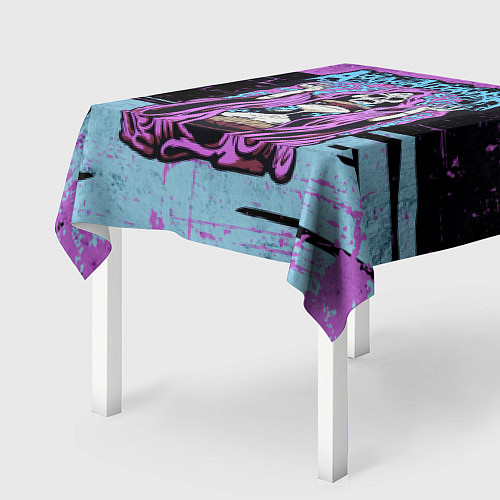 Скатерть для стола Asking Alexandria: Purple Death / 3D-принт – фото 2