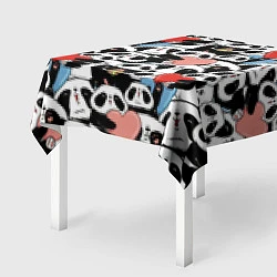Скатерть для стола Funny Pandas, цвет: 3D-принт — фото 2