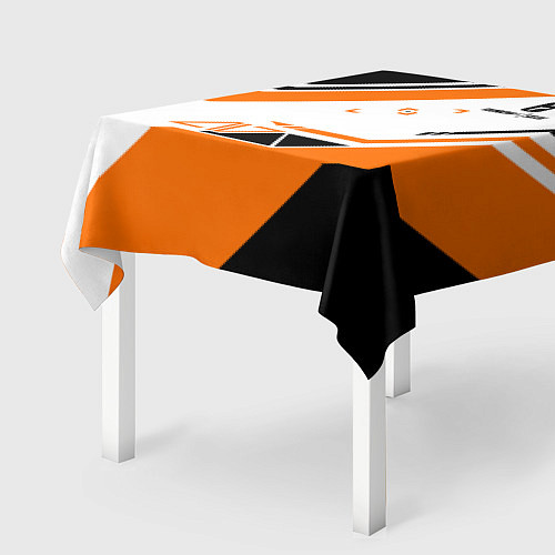 Скатерть для стола R6S: Asimov Orange Style / 3D-принт – фото 2
