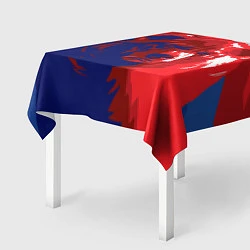 Скатерть для стола Российский медведь, цвет: 3D-принт — фото 2