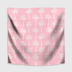 Скатерть для стола Розовые тропики, цвет: 3D-принт