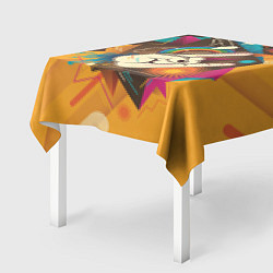 Скатерть для стола Ретро-музыка, цвет: 3D-принт — фото 2