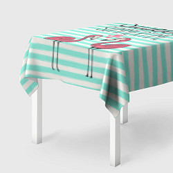 Скатерть для стола Sweet Summer Flamingo, цвет: 3D-принт — фото 2