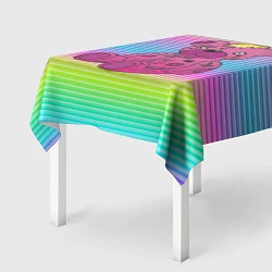 Скатерть для стола Lil Peep Bear, цвет: 3D-принт — фото 2