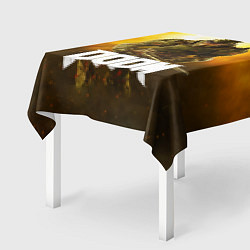 Скатерть для стола DOOM: Soldier, цвет: 3D-принт — фото 2