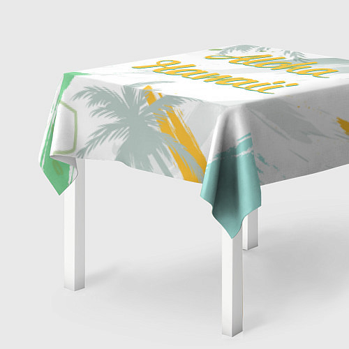 Скатерть для стола Aloha Hawaii / 3D-принт – фото 2