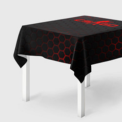 Скатерть для стола CS:GO Grey Carbon, цвет: 3D-принт — фото 2