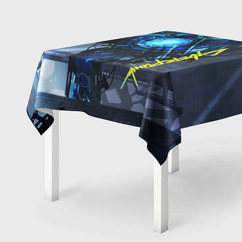 Скатерть для стола Cyberpunk 2077 / 3D-принт – фото 2