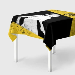 Скатерть для стола PUBG: Yellow Grunge, цвет: 3D-принт — фото 2