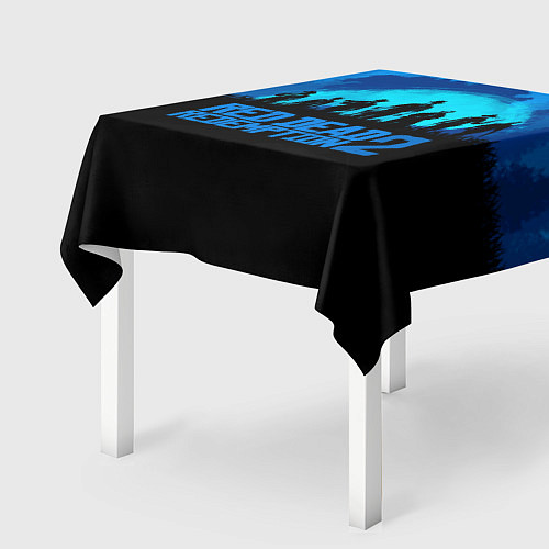 Скатерть для стола RDR 2: Blue Style / 3D-принт – фото 2