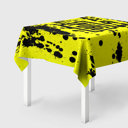 Скатерть для стола PUBG: Yellow Stained / 3D-принт – фото 2