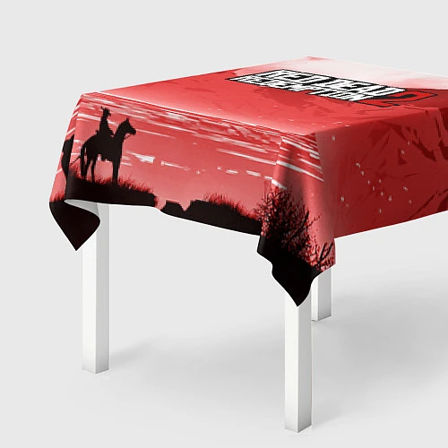 Скатерть для стола RDR 2: Red Sun / 3D-принт – фото 2