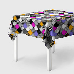 Скатерть для стола Цветная чешуя, цвет: 3D-принт — фото 2