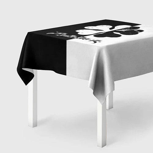Скатерть для стола Чёрный клевер / 3D-принт – фото 2