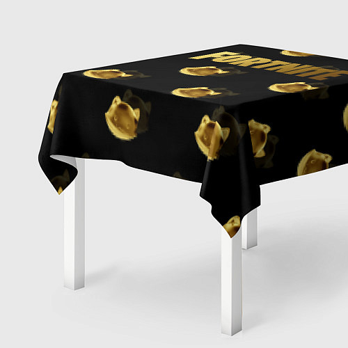Скатерть для стола Fortnite gold / 3D-принт – фото 2