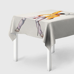 Скатерть для стола Фредди Меркьюри автограф, цвет: 3D-принт — фото 2