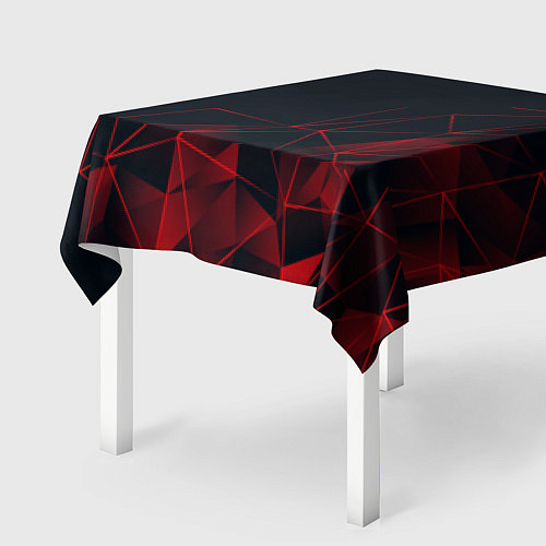 Скатерть для стола RED STRIPES / 3D-принт – фото 2