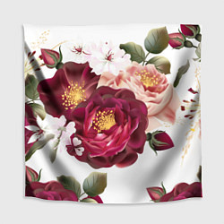 Скатерть для стола Розы, цвет: 3D-принт