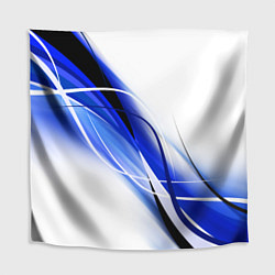 Скатерть для стола GEOMETRY STRIPES BLUE, цвет: 3D-принт