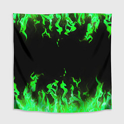 Скатерть для стола GREEN FIRE ОГОНЬ, цвет: 3D-принт