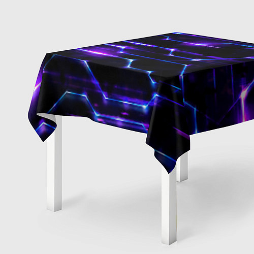 Скатерть для стола Технологии будущее нано броня / 3D-принт – фото 2