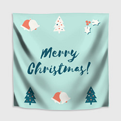 Скатерть для стола Merry christmas, рождество, цвет: 3D-принт