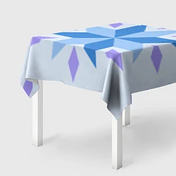 Скатерть для стола Снежинка, цвет: 3D-принт — фото 2