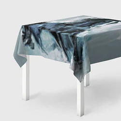 Скатерть для стола Нарисованный конь, цвет: 3D-принт — фото 2