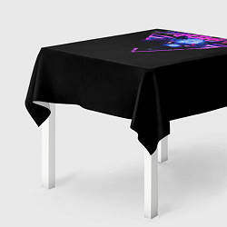 Скатерть для стола Хищник неон, цвет: 3D-принт — фото 2