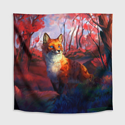 Скатерть для стола Рыжая лиса, цвет: 3D-принт