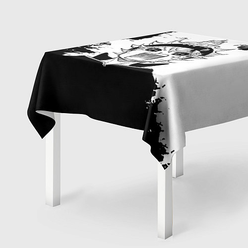 Скатерть для стола Чёрный клевер кричащий Аста / 3D-принт – фото 2