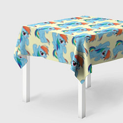 Скатерть для стола Rainbow Dash, цвет: 3D-принт — фото 2