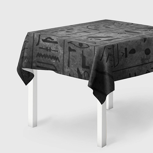 Скатерть для стола Египетские Иероглифы 3D / 3D-принт – фото 2