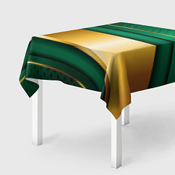 Скатерть для стола GREEN GOLD 3D, цвет: 3D-принт — фото 2