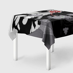 Скатерть для стола Черный Аста демон Чёрный клевер, цвет: 3D-принт — фото 2
