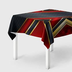 Скатерть для стола Black & Red 3D, цвет: 3D-принт — фото 2