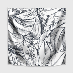 Скатерть для стола Тропические листья, цвет: 3D-принт