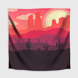 Скатерть для стола Пустыня, цвет: 3D-принт