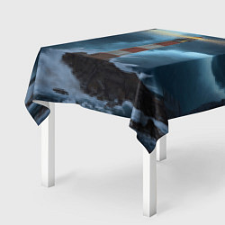 Скатерть для стола НОЧНОЙ МАЯК, цвет: 3D-принт — фото 2
