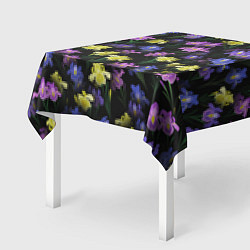 Скатерть для стола Ночные ирисы, цвет: 3D-принт — фото 2