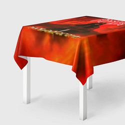 Скатерть для стола Живой огонь - Ария, цвет: 3D-принт — фото 2