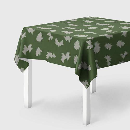 Скатерть для стола Камуфляж: берёзка / 3D-принт – фото 2