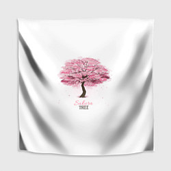 Скатерть для стола Sakura Tree, цвет: 3D-принт