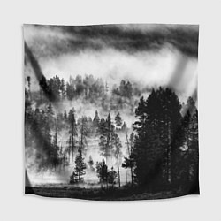 Скатерть для стола ТУМАННЫЙ ЛЕС - ТЕМНЫЙ ЛЕС, цвет: 3D-принт