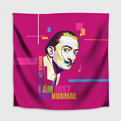 Скатерть для стола Salvador Dali: I am just not normal, цвет: 3D-принт