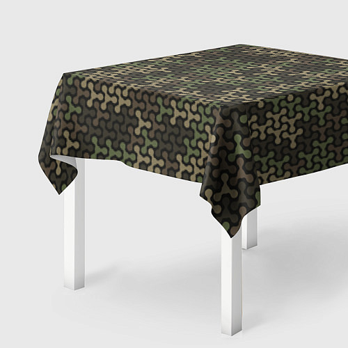 Скатерть для стола Абстрактный Охотничий Камуфляж / 3D-принт – фото 2