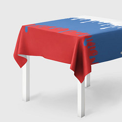 Скатерть для стола Флаг России потёки, цвет: 3D-принт — фото 2