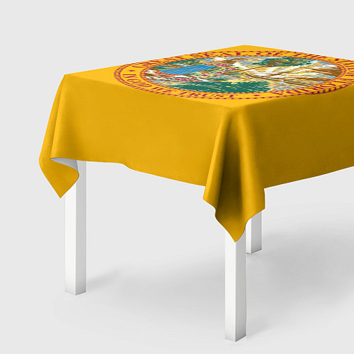 Скатерть для стола Флорида США 3D / 3D-принт – фото 2
