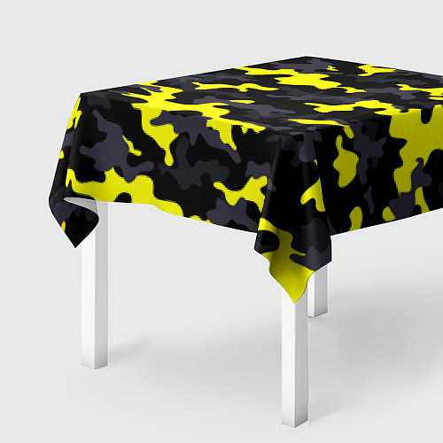 Скатерть для стола Black Camo / 3D-принт – фото 2