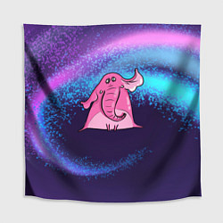 Скатерть для стола Розовый слоник, цвет: 3D-принт